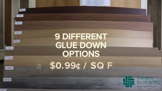 099 cent Waterproof LVT Glue Down Flooring [upl. by Oniskey]