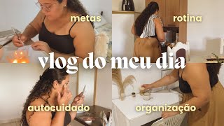 Vlog arrumando minha vida organizando o quarto anotando metas um dia comigo… [upl. by Iramohs]