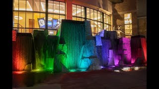 Hale Centre Theatre Cairns Plaza Sandy Utah USA  Crystal Fountains [upl. by Wilkinson969]