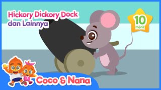 Hickory Dickory Dock dan Lainnya  Lagu Anak Balita  Coco dan Nana [upl. by Lakin]