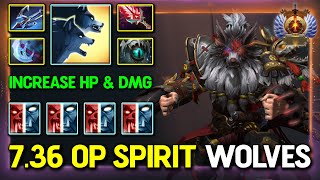 736 OP HARD CARRY Lycan Eye of Skadi  Bloodthorn Build OP FACET Spirit Wolves Increase HP amp DAMAGE [upl. by Einhorn]