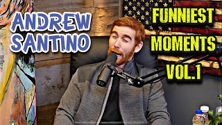 Andrew Santino  Funniest Podcast Moments Vol1 Fighter And The Kid This Past Weekend [upl. by Leuqram151]