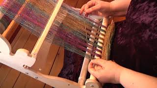 Weaving on a Cricket Rigid Heddle Loom [upl. by Bank]