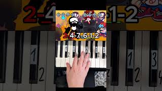 Ugh Friday Night Funkin Week 7 Piano Tutorial shorts [upl. by Carlota]