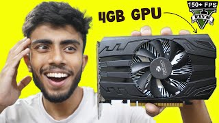 CHEAPEST 4GB GPU For GamingDDR5 🤩 Normal PC Into Gaming PC  GTX 1050Ti [upl. by Noelopan363]