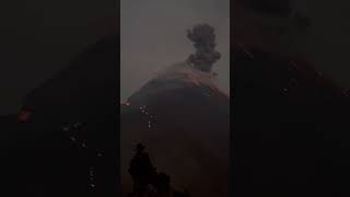 Witnessing Eruptions and Lava Flow at Acatenango Volcano [upl. by Lilyan529]