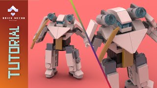 LEGO Mech MOC  combatant mech  Tutorial [upl. by Danelle75]