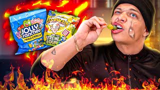 I Tried Viral SPICY SNACKS [upl. by Llabmik]