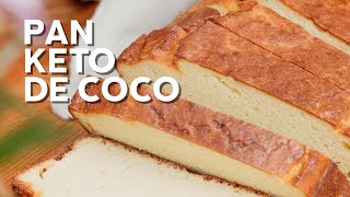 Receta keto Pan de harina de coco [upl. by Cindee]