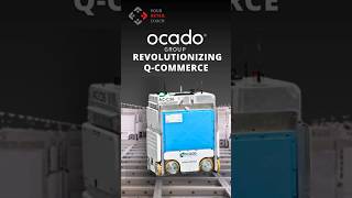 Ocado Robots Revolutionizing QCommerce robot groceryshopping [upl. by Bartolemo460]