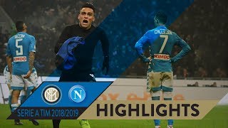 INTER 10 NAPOLI  HIGHLIGHTS  Lautaro hits late winner [upl. by Bernelle536]