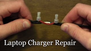 How to Repair a CutChewed Laptop Charger [upl. by Emmy]