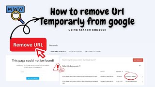 How to Remove Url from google Using Google Search Console in 2023 [upl. by Hali]