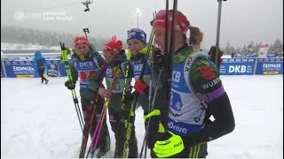 Biathlon  quotOberhof 2019quot  Staffel Damen  Relay Women [upl. by Hebbe]