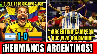 ¡RELATO EPICO RELATOR COLOMBIANO GRITA EL GOL DE ARGENTINA COMO UN VERDADERO HERMANO SUDAMERICANO [upl. by Mcclain994]