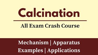 Calcination  Process Of Calcination In Hindi  Application In Pharmacy  Calcination And Roasting [upl. by Ainna]