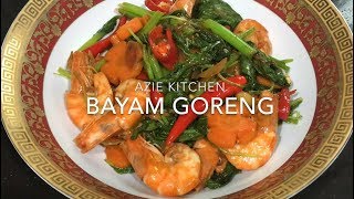 Sayur Bayam Goreng [upl. by Ynobe]