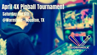 00424 IFPA 4X Pinball Tournament at Wormhole pinball tournament gameplay twitch [upl. by Trofmoc]