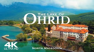 OHRID 2024 🇲🇰 Охрид 4K  1 HOUR Drone Aerial Relaxation Film  NORTH MACEDONIA Македонија Скопје [upl. by Nylloh]