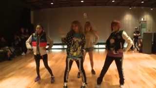 2NE1 quotI AM THE BESTquot Choreography Practice Uncut Ver [upl. by Jeffries267]