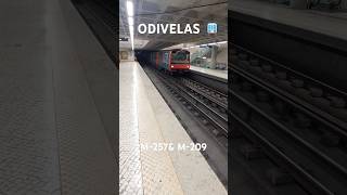 Odivelas Metro 🚇 ML 90 257 amp 209 odivelas metrolisboa lisboa subway ML90 [upl. by Nagad]