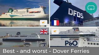 BIG Ferry Comparison DFDS PampO Irish Ferries  Which is Best from Dover [upl. by Ahsienom]