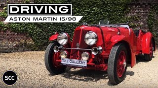 ASTON MARTIN 1598 2 litres One Off by Abby Coachworks 1939  Test Drive  SCC TV [upl. by Alamak]