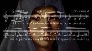 Alma redemptoris mater Simple Tone  Gregorian [upl. by Denison]