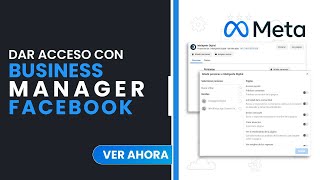 Como dar acceso a nuestra página y administrador de anuncios con business manager facebook [upl. by Newell224]