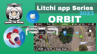 How to tutorial Litchi app Orbit DJI Mini 2 shaunthedrone [upl. by Anawat754]