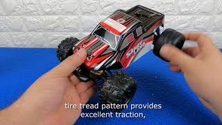 Super Mini Monster Trucks Deerc 9300 118 Under  80 4wd Rc Car Unboxing Review 2 Battery Powerful [upl. by Seraphine129]