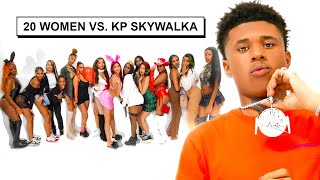 20 WOMEN VS 1 RAPPER KP SKYWALKA [upl. by Ellehcirt]