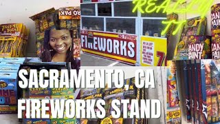 SACRAMENTO CA  EXCESSIVE HEAT WARNING  112 DEGREES BUT WE ARE HERE  FIREWORKS STAND  REALLY TT [upl. by Grayson100]