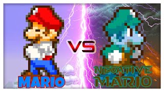 Mario VS Negative Mario  Sprite Animation [upl. by Jew]