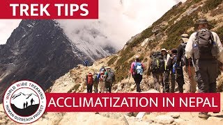 How to Acclimatize to High Altitude at Everest Base Camp  Trek Tips [upl. by Kurys]