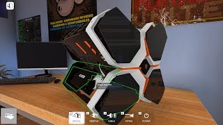 PC Building Simulator  INSANE CASE Gamerstorm Quadstellar Watercooling [upl. by Ilka88]