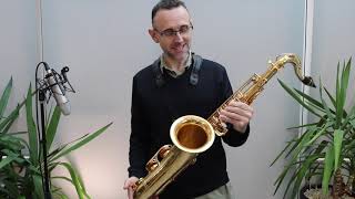 Goldington saxophone play tested by Matt Telfer [upl. by Adihaj]