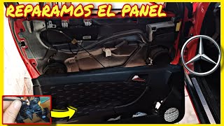 Como REPARAR panel PUERTA mercedes W203 clase C [upl. by Nnylav]