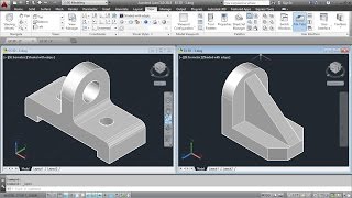 AutoCAD 3D Basics Training Exercises  2 of 3 [upl. by Follmer846]