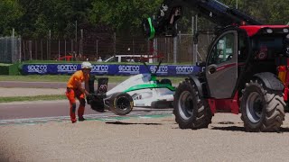 Vecchie Formula in pista a Imola  ZINOX F2000 Trophy [upl. by Yhtir193]