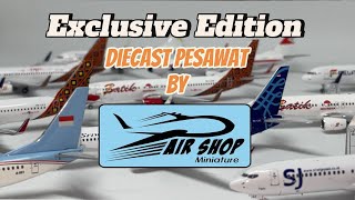 Review Diecast Pesawat Buatan Airshop Diecast Indonesia❗️Diecast Plane Exclusive Edition Review [upl. by Hajin713]