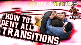 UFC 4 HOW TO DENY ALL TRANSITIONS CONTROLLER ON SCREEN [upl. by Islek]