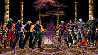 Kof Mugen Omega Rugal 98 Rugal 2002 Rugal 2002 UM amp Omega Rugal Boss vs Nests Boss Team [upl. by Ellora]