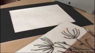 White on White Collagraph  Lesson Plan [upl. by Darrey737]