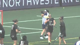 Vanderbilt at Northwestern  Womens Lacrosse Wrapup [upl. by Enorej665]