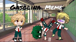 Gasolina Meme  MHA  Lazy Chibi [upl. by Ydna]