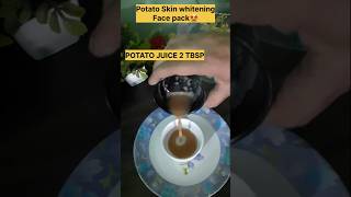 Can potato remove darkness face pack beauty skincare skinwhitening shortsfeed [upl. by Animrac510]