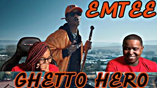 EMTEE  GHETTO HERO OFFICIAL MUSIC VIDEO  REACTION [upl. by Aivilo]