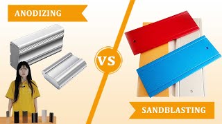 Anodizing VS Sandblasting Aluminumwellste [upl. by Cariotta]