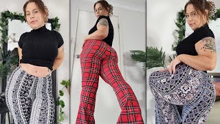 TIGHT FLARE PANTS Try On Haul  Fashion Nova [upl. by Toiboid]